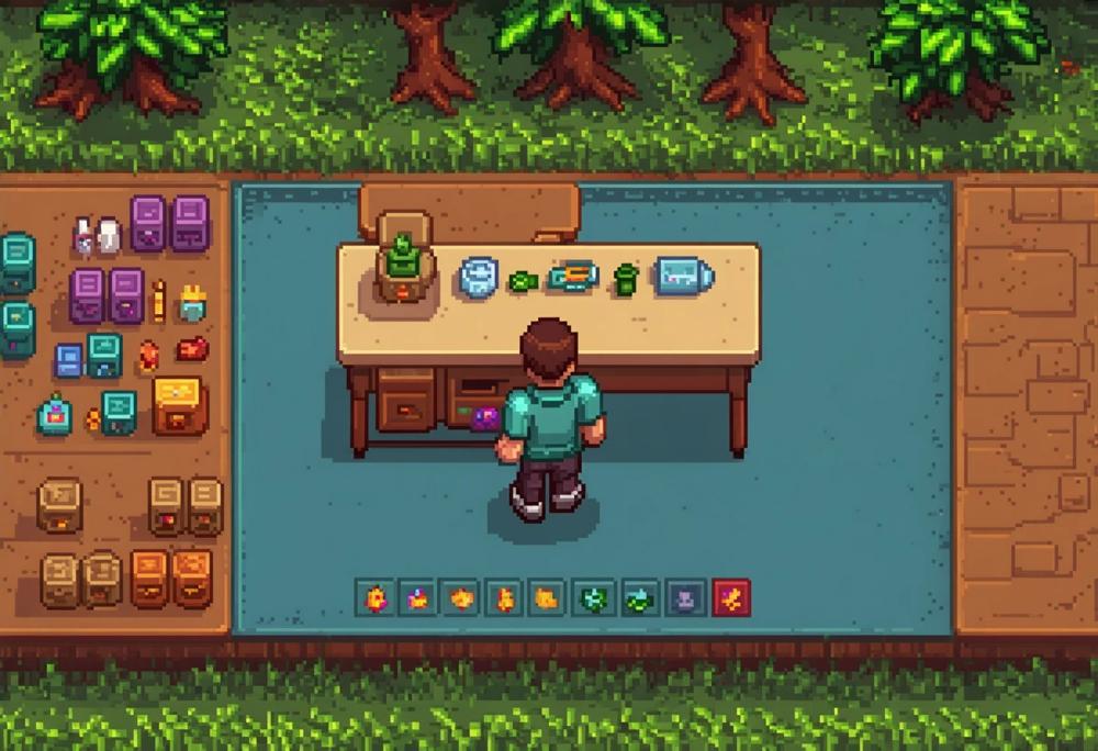 Minecraft crafting